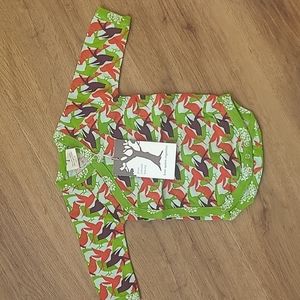 Kate Quinn Organics kimono onesie 0-3m